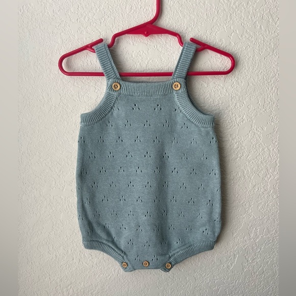 New Little Planet Baby Organic Sweater Knit shortalls - Picture 2 of 9